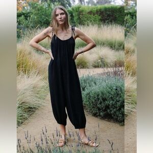 Rachel Pally Linen Alexandra Jumpsuit XS